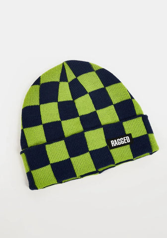 Player Checkered Beanie