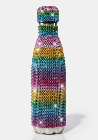 Live Glamour Rhinestone Tall Bottle