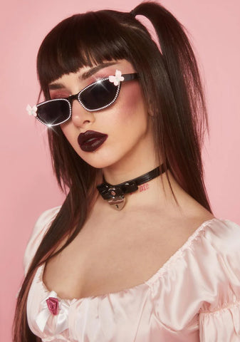 Dreaming Mode Rhinestone Sunglasses