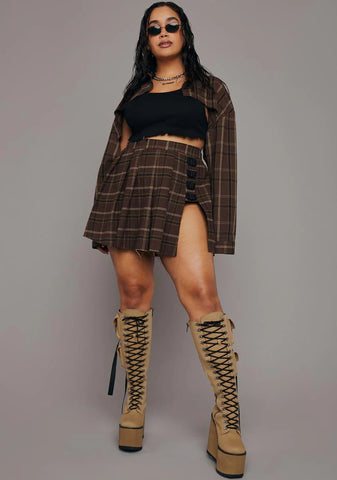 Plus Be My Boy Toy Cropped Shirt