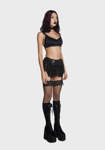 Dark Bewitched Nights Lingerie Set