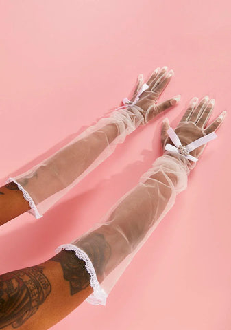 Angel I'm Wishing Sheer Gloves