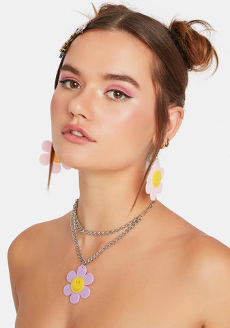 Grape Stay Groovy Layered Necklace