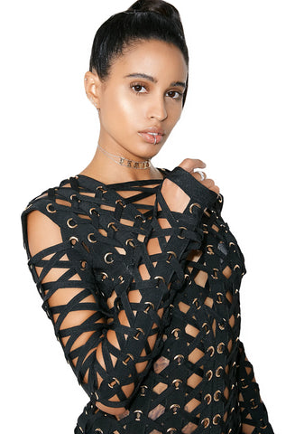Valkyrie Caged Bodycon Dress
