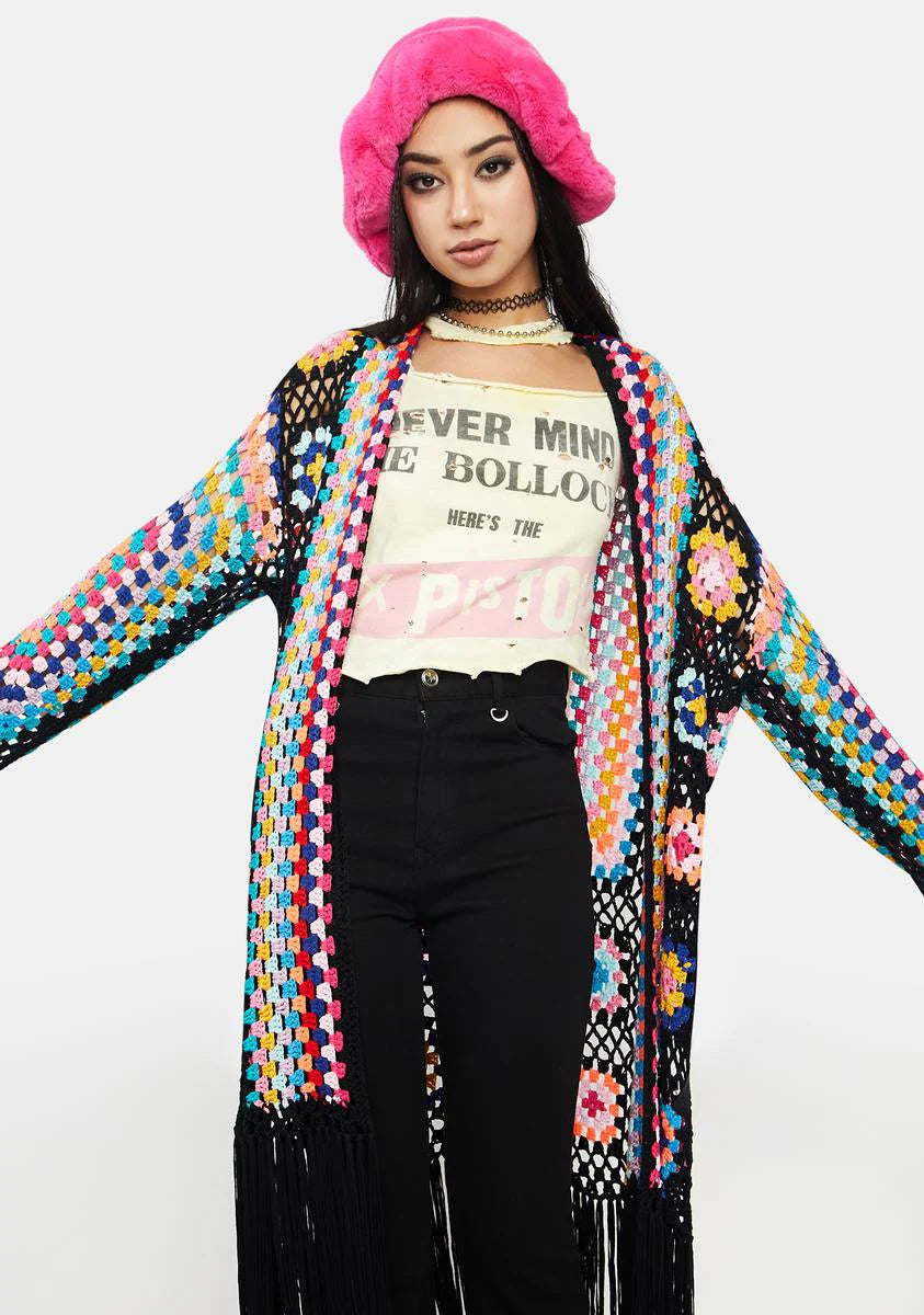 Be The Change Crochet Duster