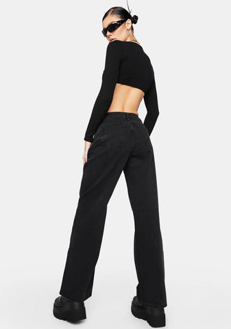 Low Rise Baggy Jeans