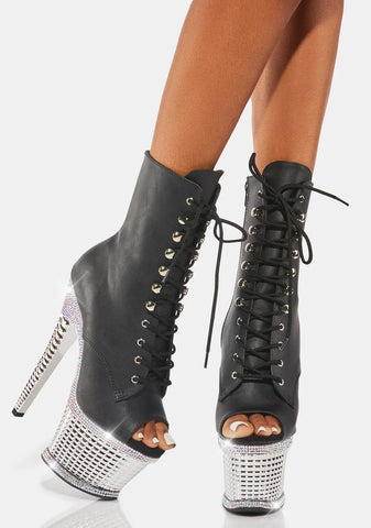 Spectator-1021 Rhinestone Stiletto Boots