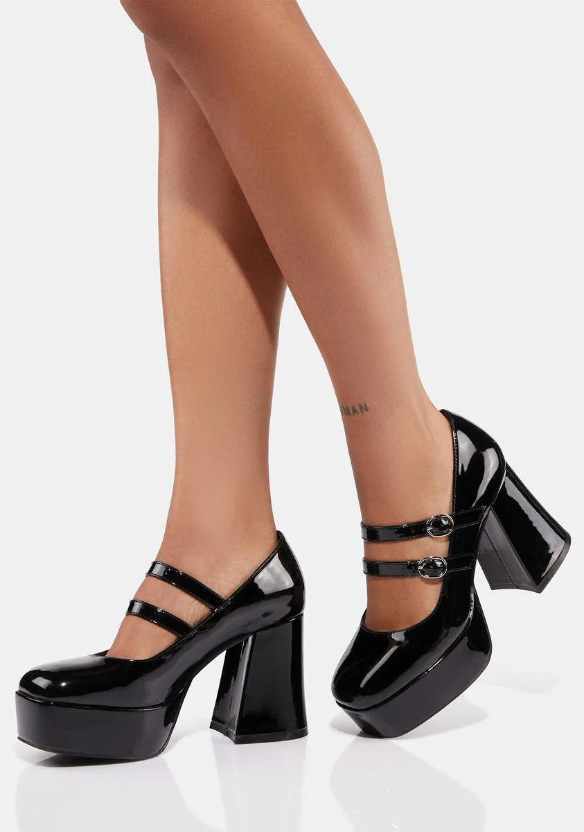 Admit I'm Right Platform Mary Janes