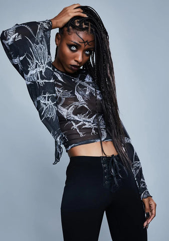 A Certain Doom Mesh Top