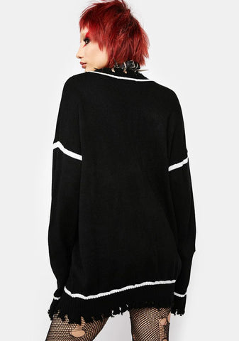 Parting Sorrows Oversized Sweater
