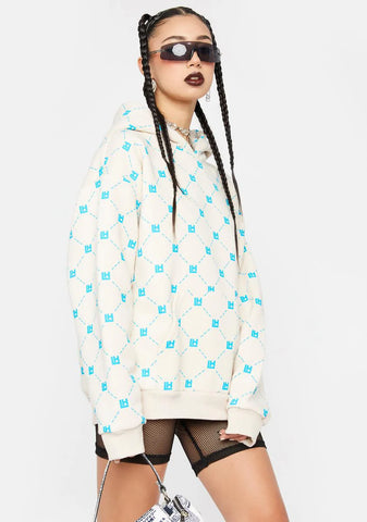 LH Monogram Beige Hoodie