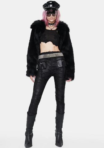 Daily Gothic Ragged Leggings