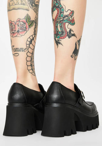 Strict Business Platform Loafers