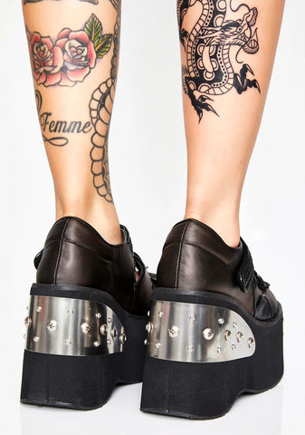 KERA-13 Platform Mary Jane Shoes