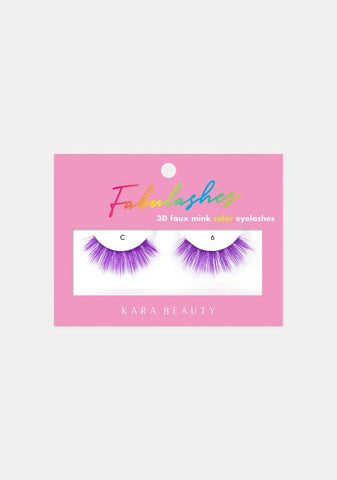 Bright Purple C3 Fabulashes Faux Mink Eyelashes