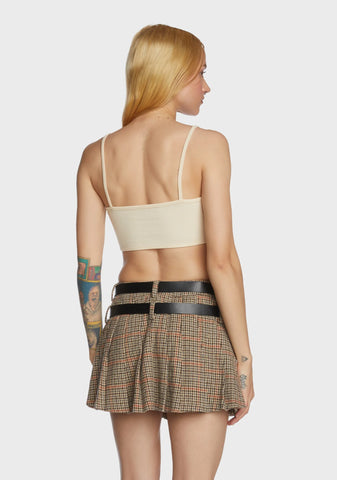 At Your Best Knit Tank - Off White