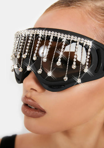 Meant To Shine Rhinestone Goggles