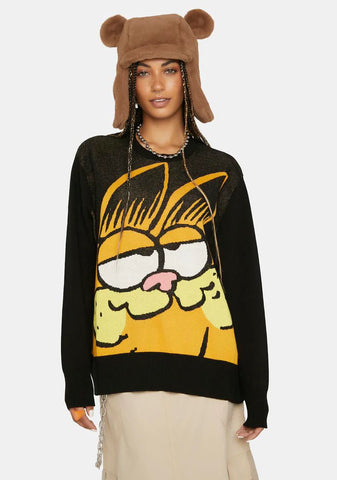 Feline Fine Intarsia Sweater