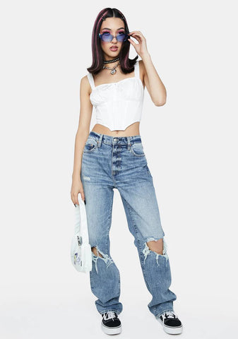 Blue Angel 1999 Slouchy Denim Jeans