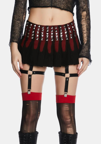 Anarchy Over Anything Low-Rise Skirt