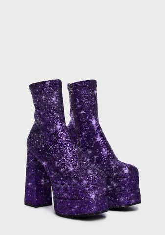Purple Papi Platform Boots