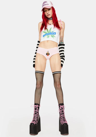 Pink Romeo + Juliet 1996 Boy Short