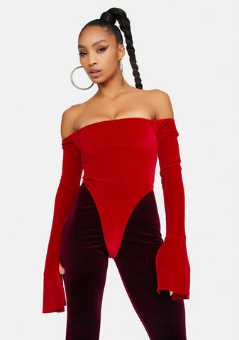 Velvet Berry Charmer Jumpsuit