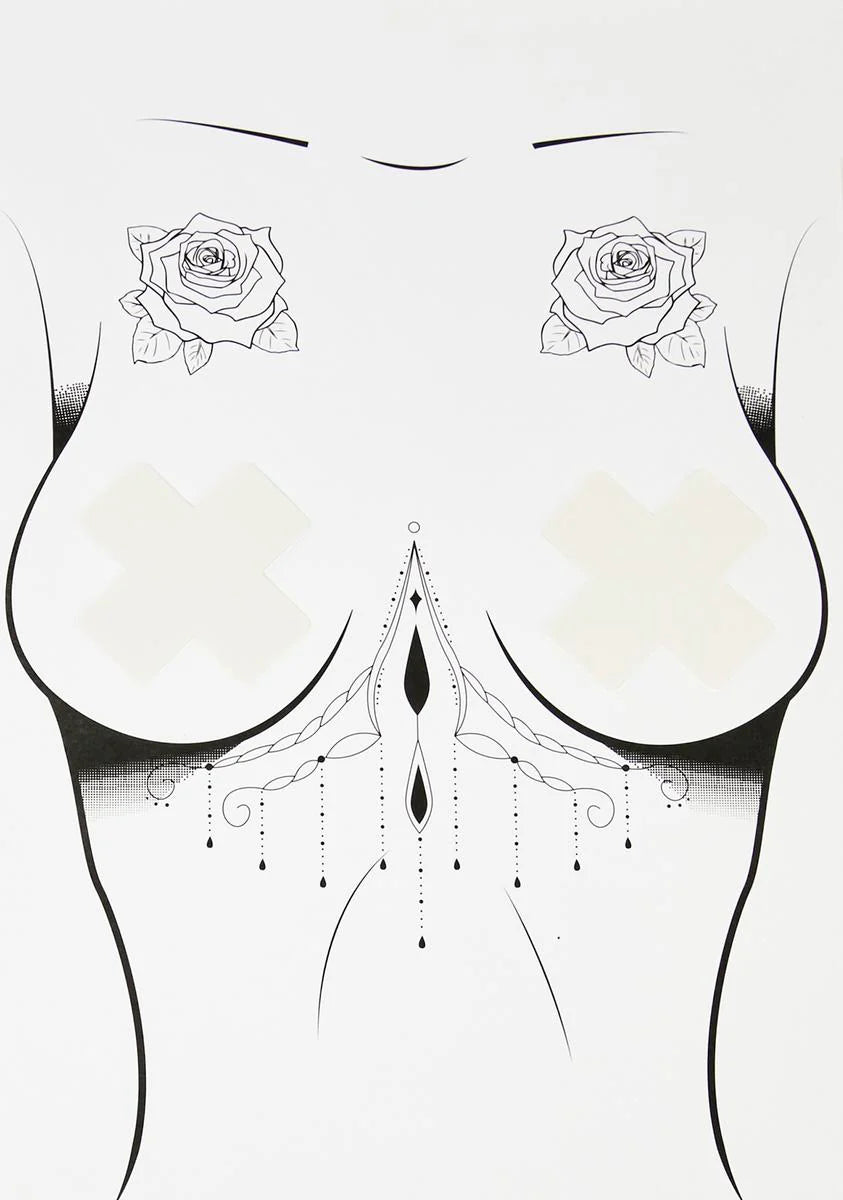 Arctic Fox Wet Vinyl X Factor Pasties