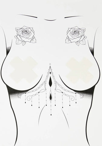 Arctic Fox Wet Vinyl X Factor Pasties