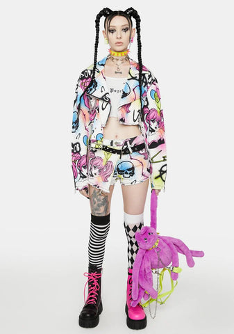 Let's Cause Chaos Mini Skort