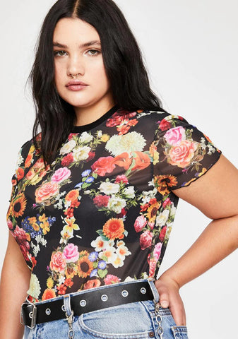 My Secret Crush Mesh Top