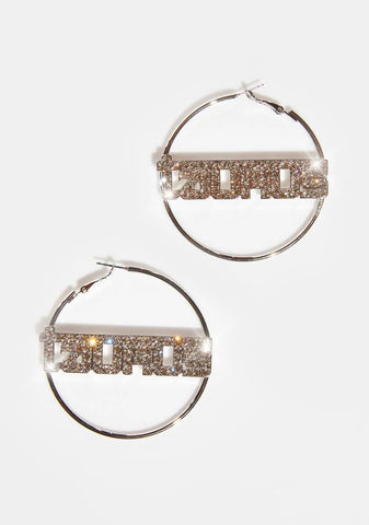 Brighter Future Taurus Hoop Earrings