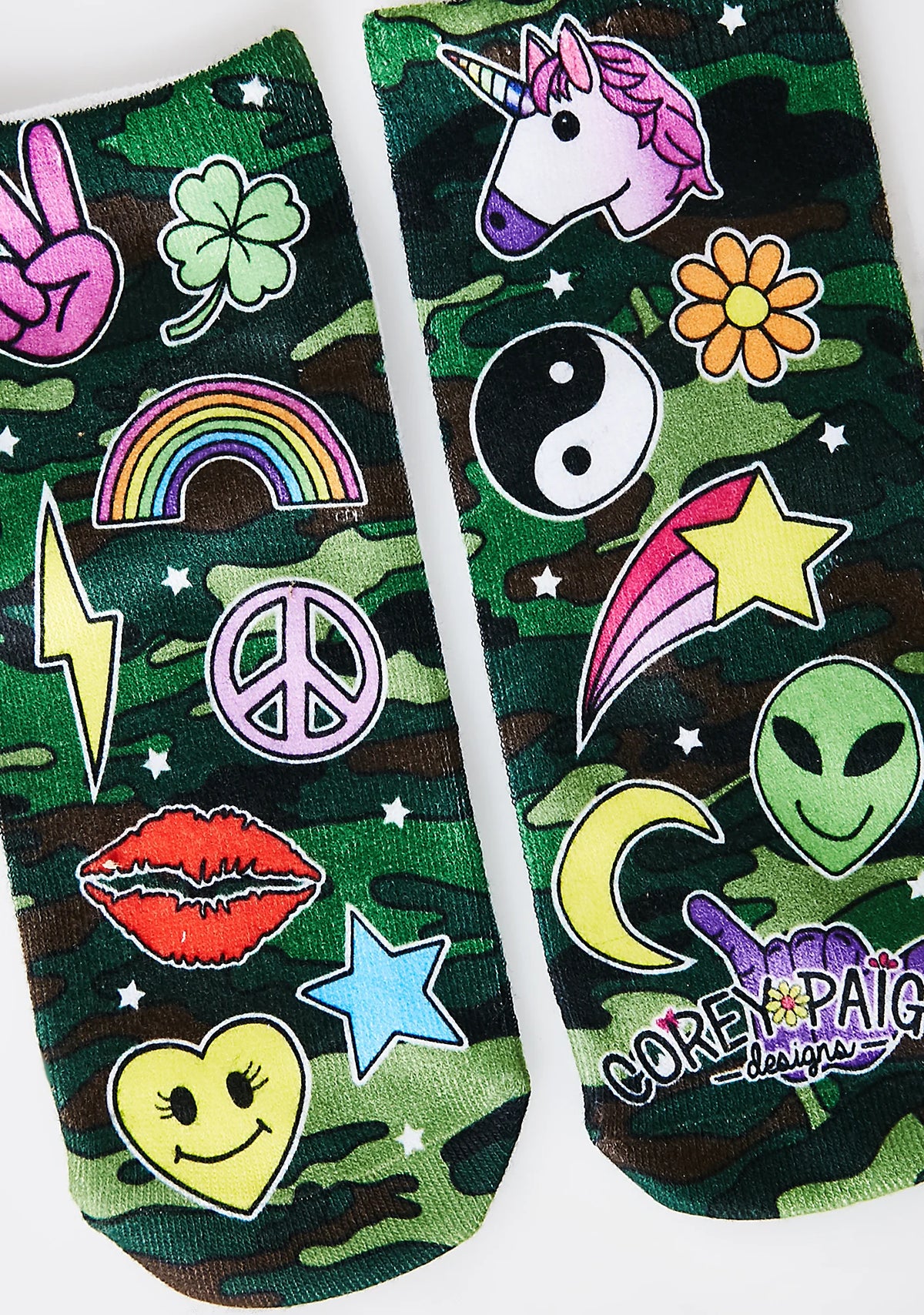 Patched 4 Life Ankle Socks