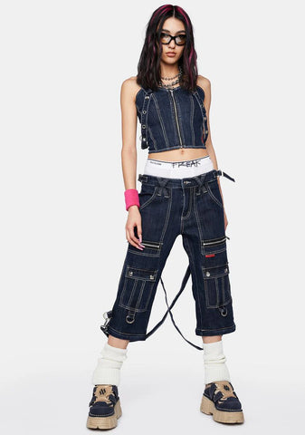 Denim Rough Ready Bondage Pants