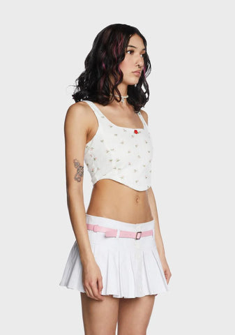 Love Is A Rose Crop Top