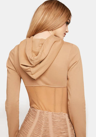 Fashion Fearless Hoodie Bodysuit