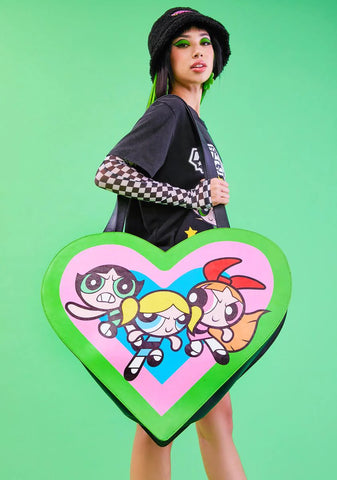 Super Hero Love Heart Tote Bag