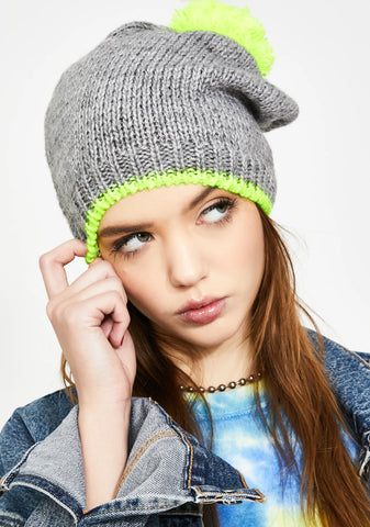Vivid Sweet Digs Pom Beanie