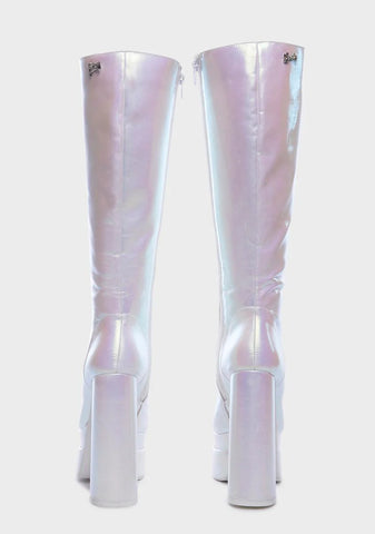 Oh Yeah Baby Knee High Boots
