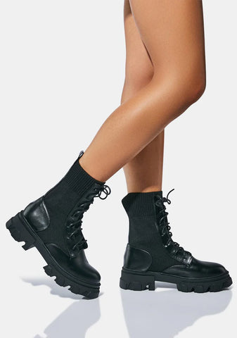 Recruit Me Combat Boots