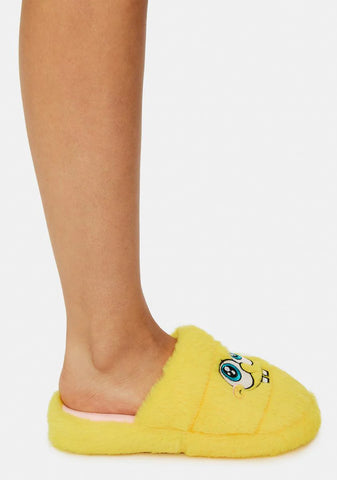 X Spongebob Fluffy Slippers