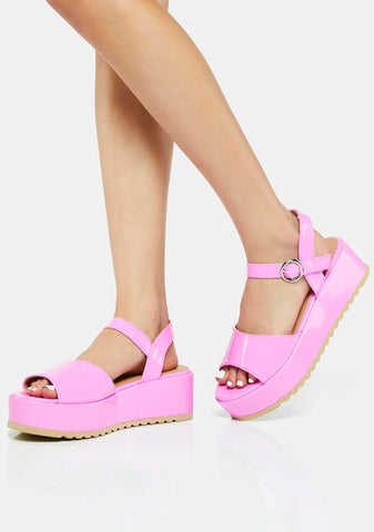 Jump Out Platform Sandals
