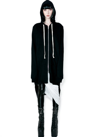 Rainin' Ash Elongated Hoodie
