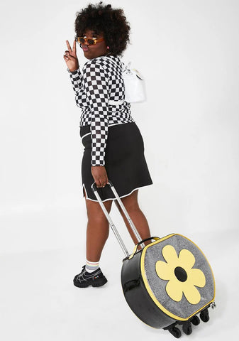 Wild Flower Roller Luggage