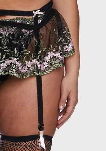 Plus Blossomed Soul Lingerie Set