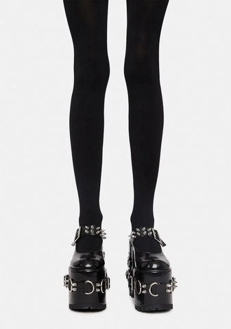 The Whole Truth Cutout Tights