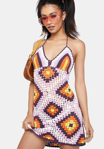 Born To Lead Crochet Dress