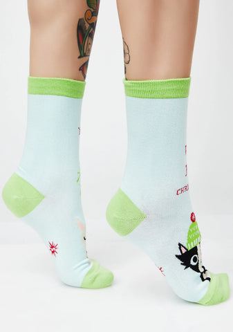 Under The Mistletoe Socks