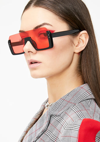 Spicy Cut Off Oversized Sunglasses
