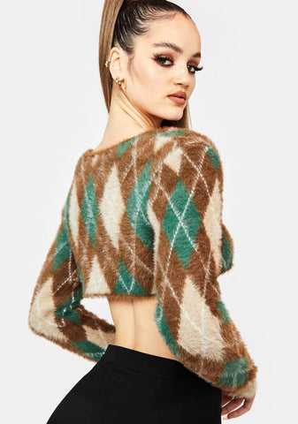 Lifetime Of Knowledge Argyle Sweater